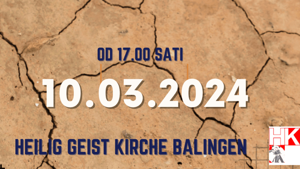 Hrvati iz Baden-Württemberga, dođite na Večer duhovne obnove u Balingen
