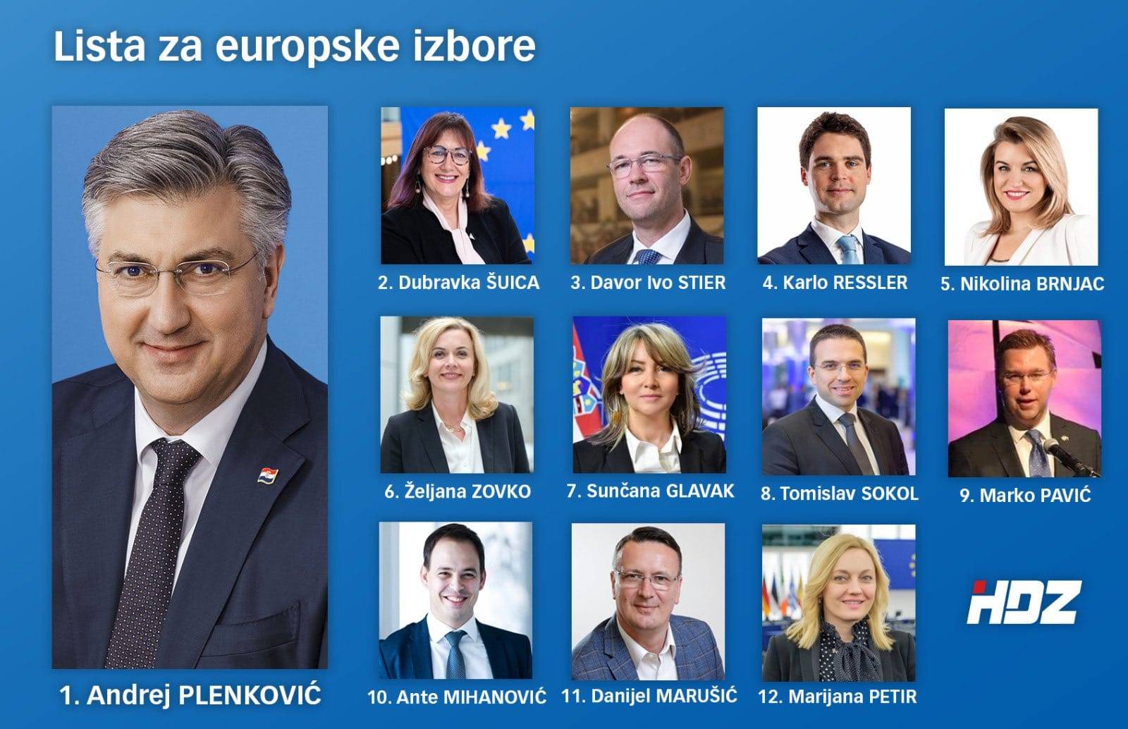 Plenković: Smatramo da imamo najkvalitetniju listu za izbore za Europski parlament