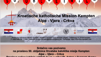 Sve je spremno za veliku proslavu 50. obljetnice Hrvatske katoličke misije Kempten