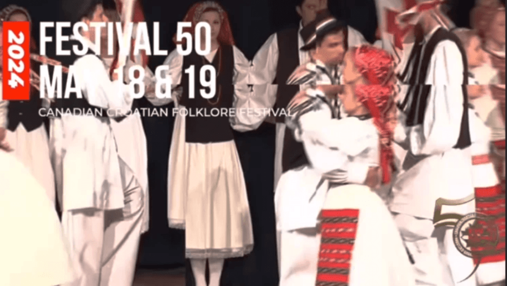 50. jubilarni Hrvatsko-kanadski folklorni festival održat će se u Mississaugi