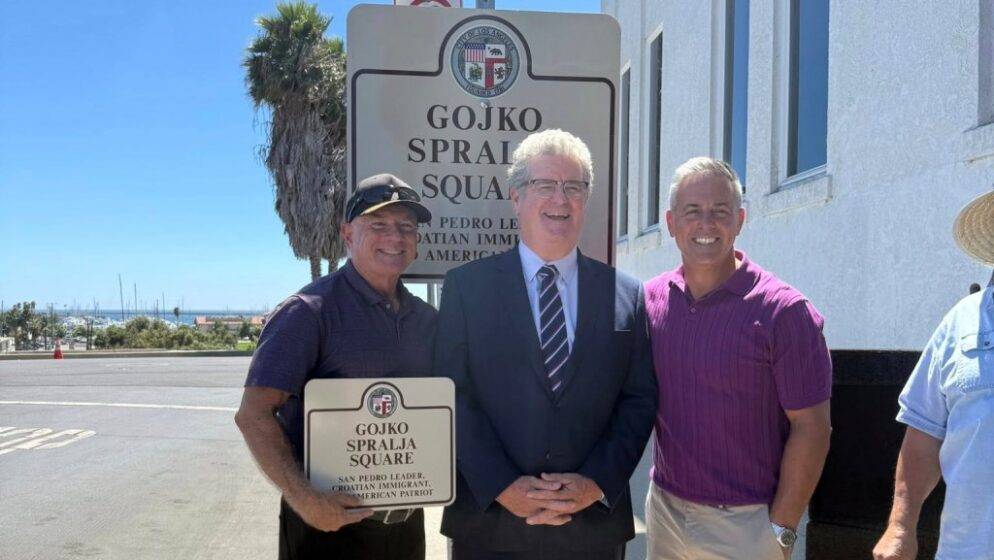 Trg u Los Angelesu nazvan po hrvatskom emigrantu Špralji