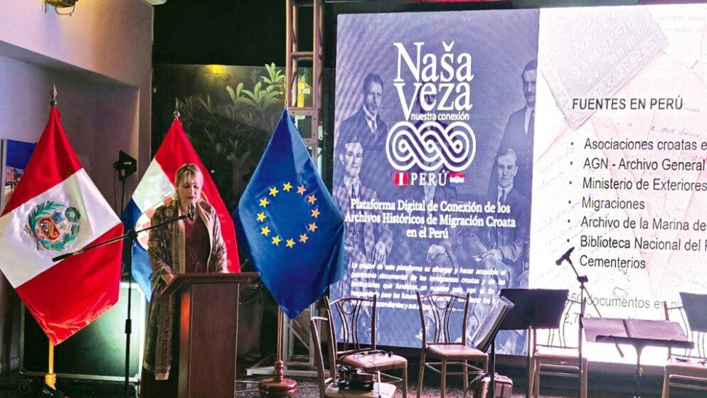 U Peruu predstavljena digitalna platforma s poviješću Hrvata u toj zemlji
