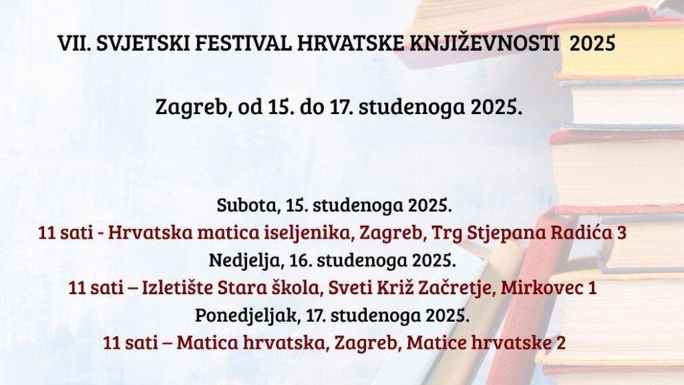 Sredinom studenoga Zagreb postaje jedno od središta svjetske književnosti!