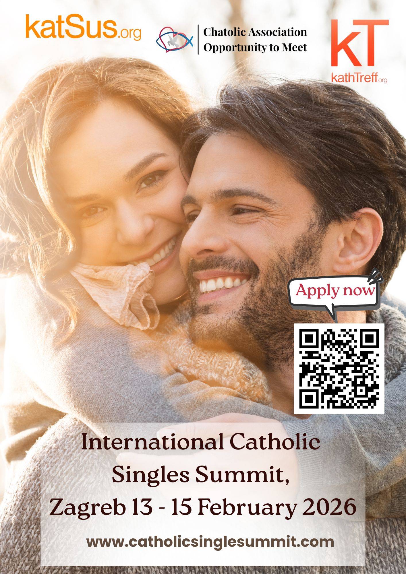 Katolička udruga 'Prilika za Susret' organizira susret u Zagrebu za slobodne muškarce i žene