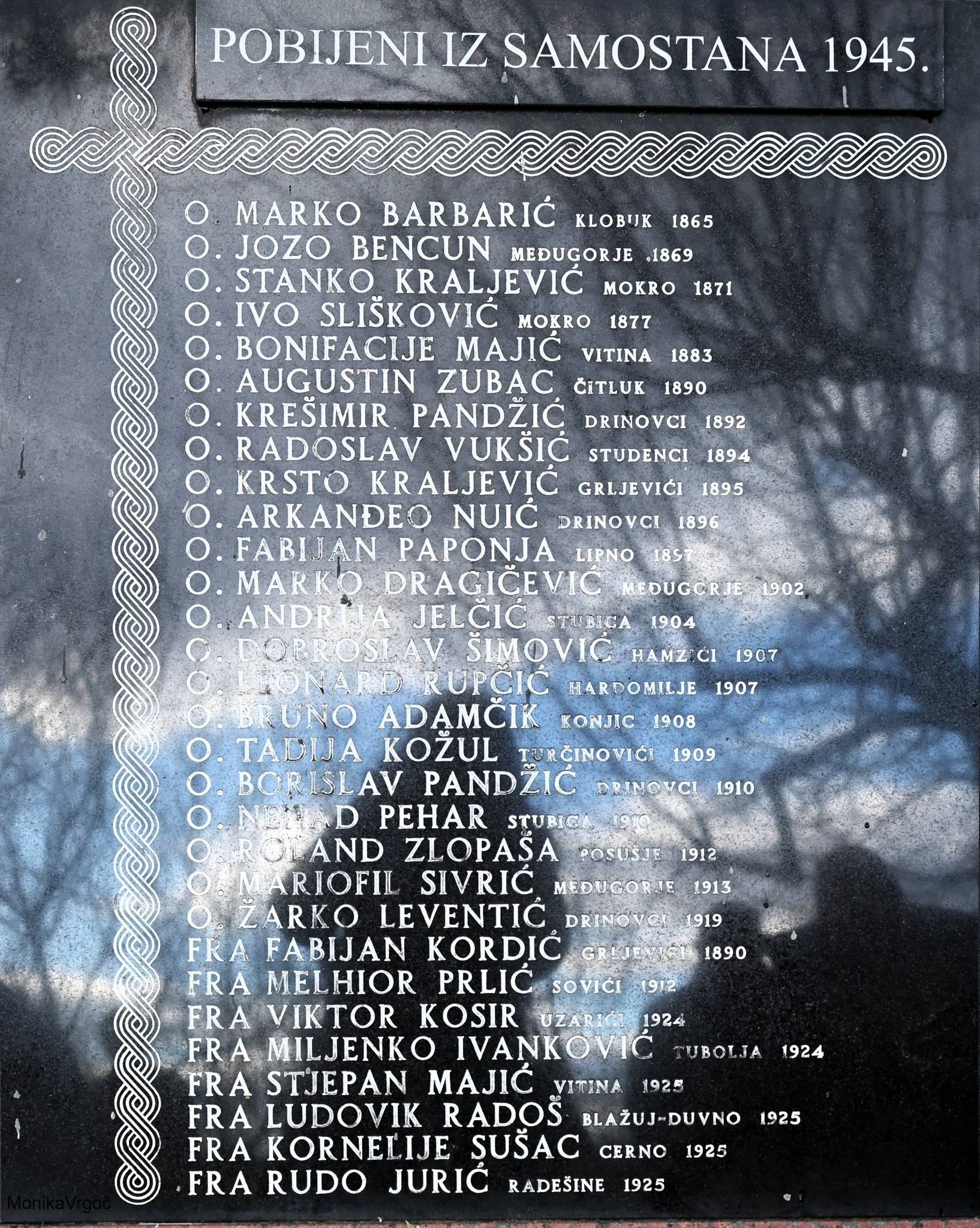 Obilježena 81. obljetnica partizanskog ubojstva 66 hercegovačkih franjevaca, od kojih su sada njih 50 sluge Božje