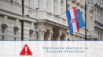 Hrvatska šalje avion po Hrvate na Bliskom istoku, dodatan za hodočasnike u Izraelu