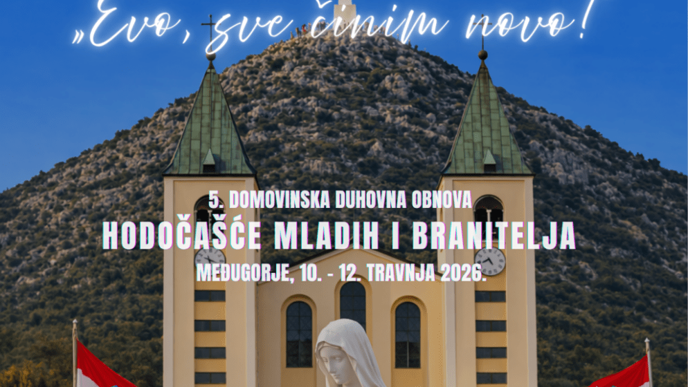 U Međugorju će se od 10. do 12. travnja održati 5. Domovinska duhovna obnova pod geslom ‘Evo, sve činim novo!’