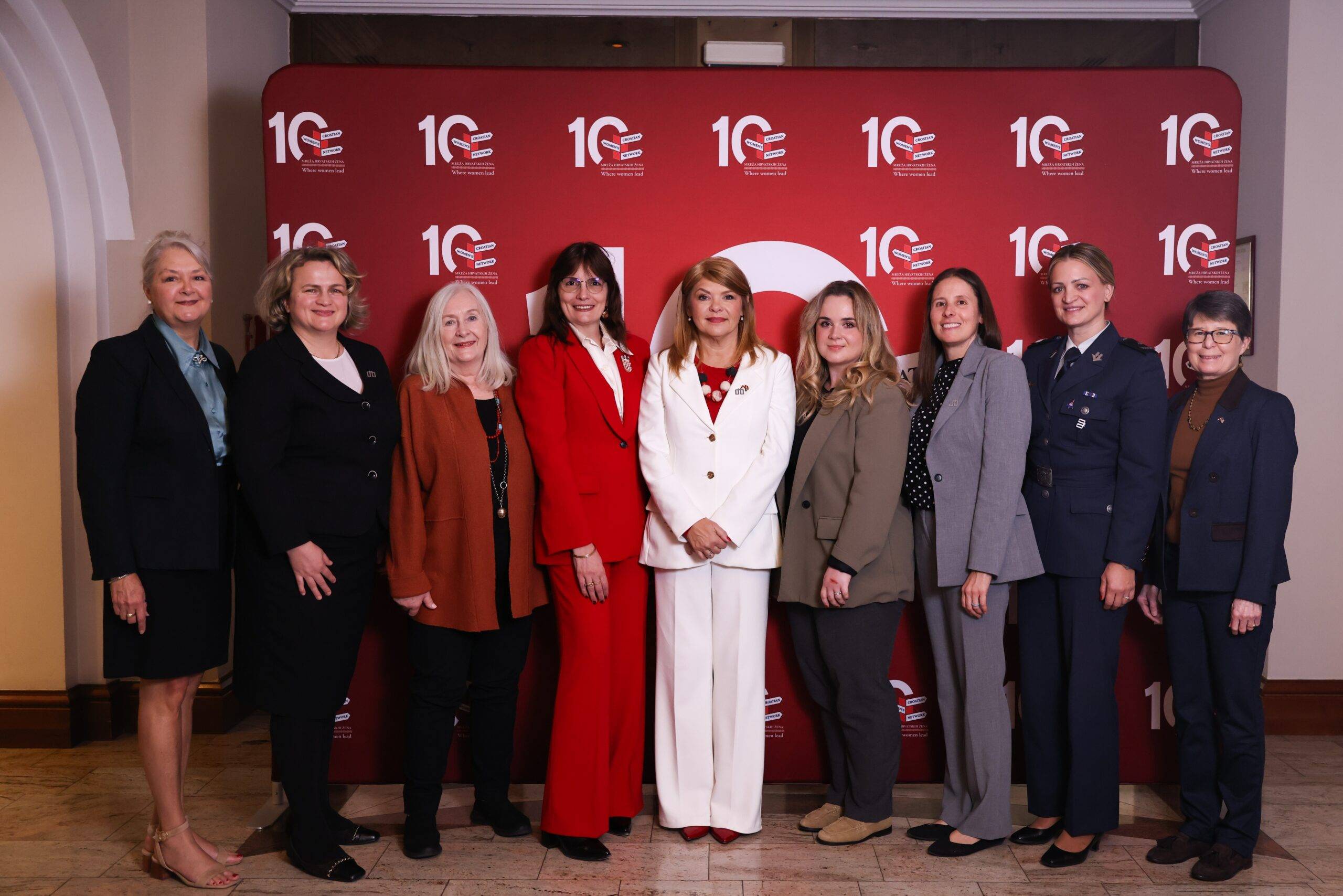 U povodu deset godina djelovanja, Mreža hrvatskih žena/Croatian Women’s Network, u hotelu Westin u Zagrebu, okupila istaknute liderice iz Hrvatske i svijeta