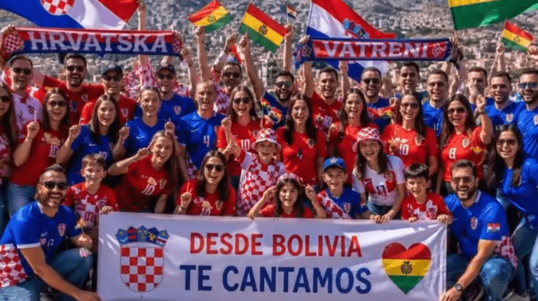 Hrvati iz Bolivije pjesmom podržali Vatrene: 'Hrvatska, iz Bolivije ti pjevamo'