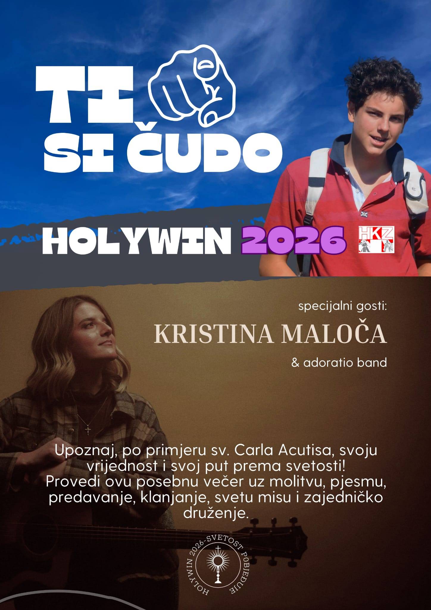 Holywin 2026. u Balingenu: 'Ti si čudo' – večer molitve i zajedništva