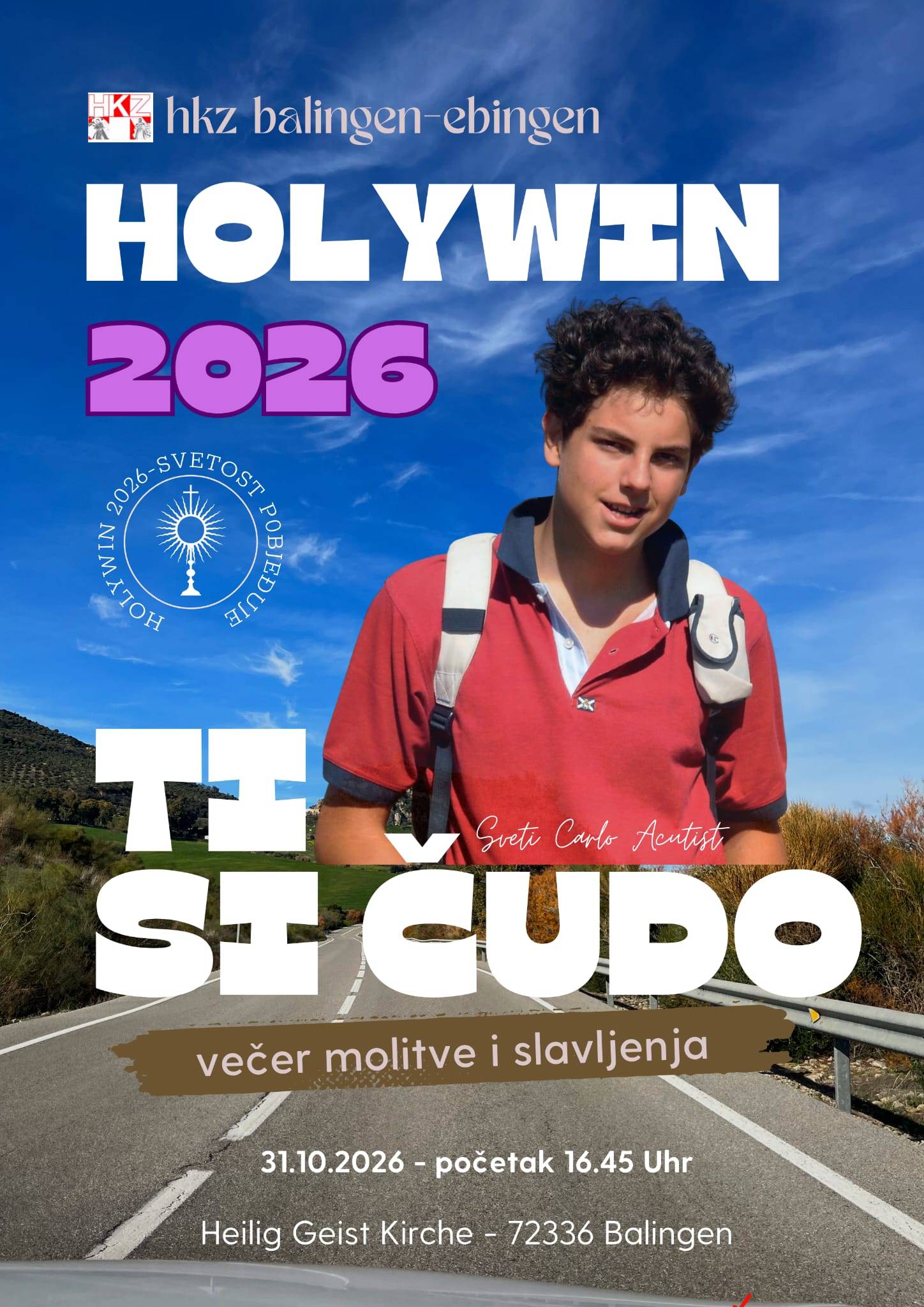 Holywin 2026. u Balingenu: 'Ti si čudo' – večer molitve i zajedništva